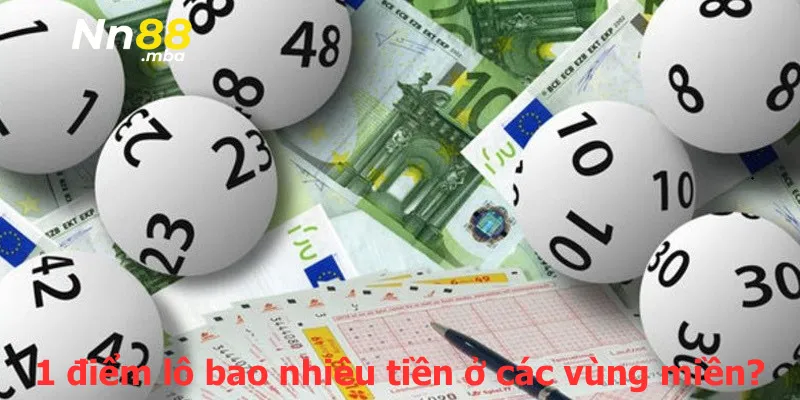 1 điểm lô bao nhiêu tiền ở các vùng miền?